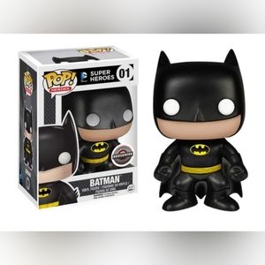 * Rare New Funko Pop! Gamestop Exclusive Batman #01
